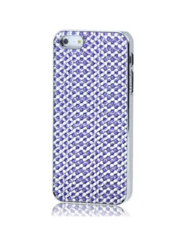 Cover Strass Glamour Donna per Apple iPhone 5 5S (Viola)