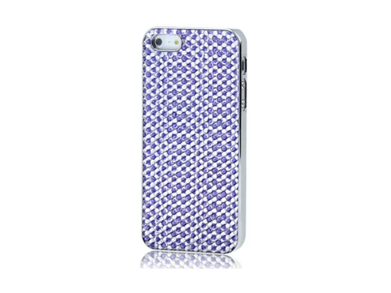 Cover Strass Glamour Donna iPhone 5 5S Viola 6922420992120