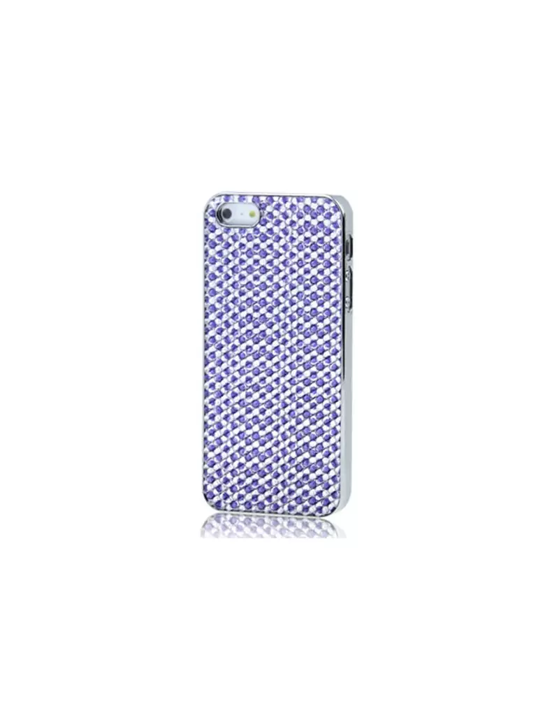 Cover Strass Glamour Donna iPhone 5 5S Viola 6922420992120