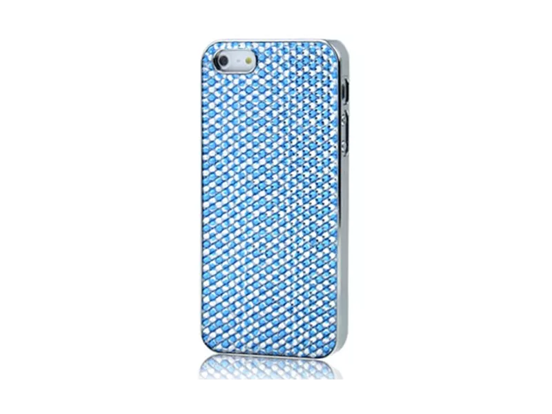 Cover Strass Glamour Donn iPhone 5 5S Azzurro 6922602606975