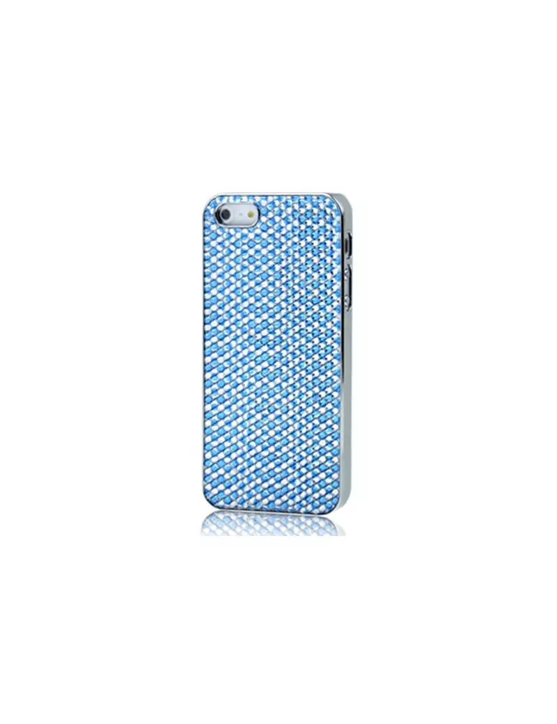 Cover Strass Glamour Donn iPhone 5 5S Azzurro 6922602606975