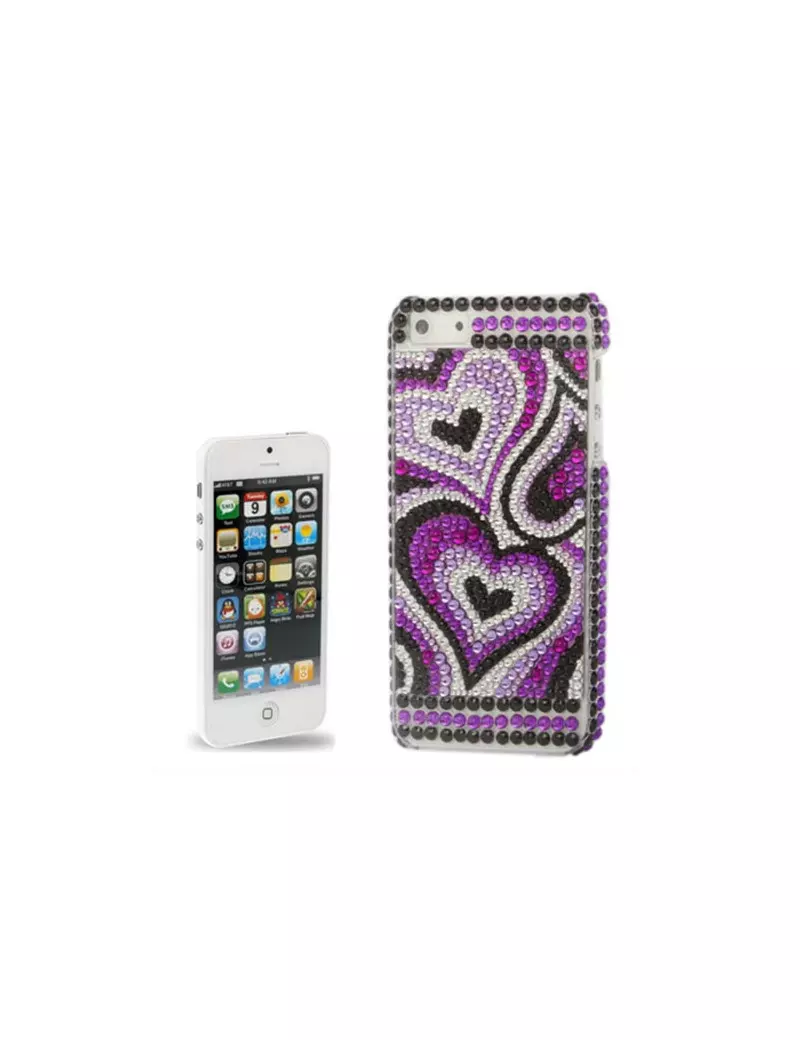 Cover Perle Cuore Donna per iPhone 5 5S