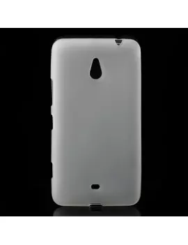 Cover in TPU Silicone Nokia Lumia 1320 Bianco