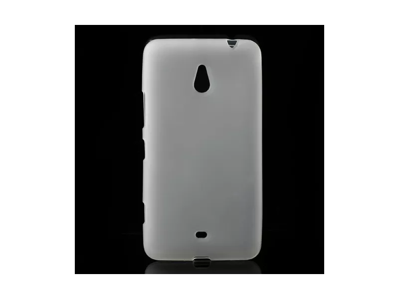 Cover in TPU Silicone Nokia Lumia 1320 Bianco