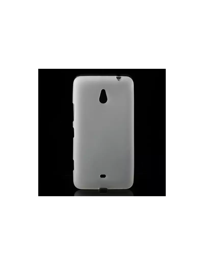 Cover in TPU Silicone Nokia Lumia 1320 Bianco