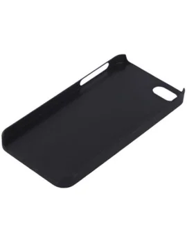 Cover Gatto con Strass per Apple iPhone 5 5S (Lilla e Nero)