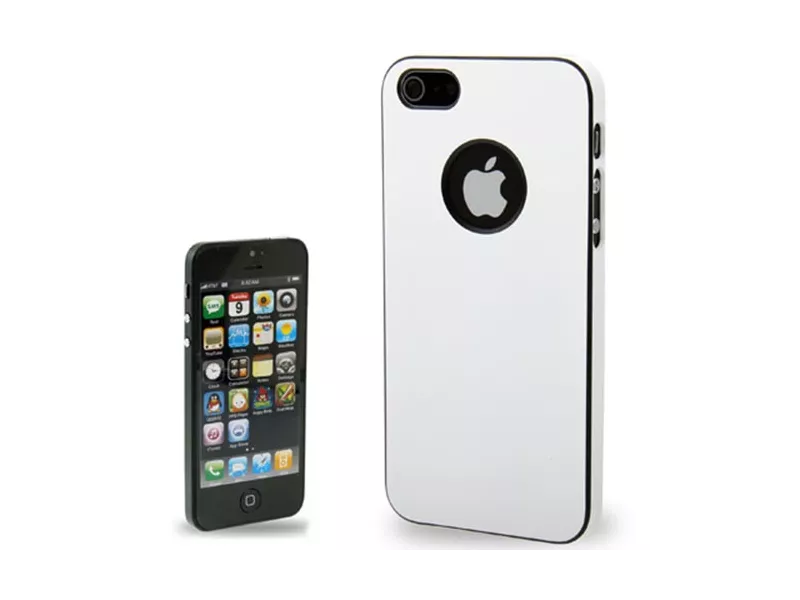 Cover Rigida Slim Fit Super Sottile iPhone 5 5S Bianco