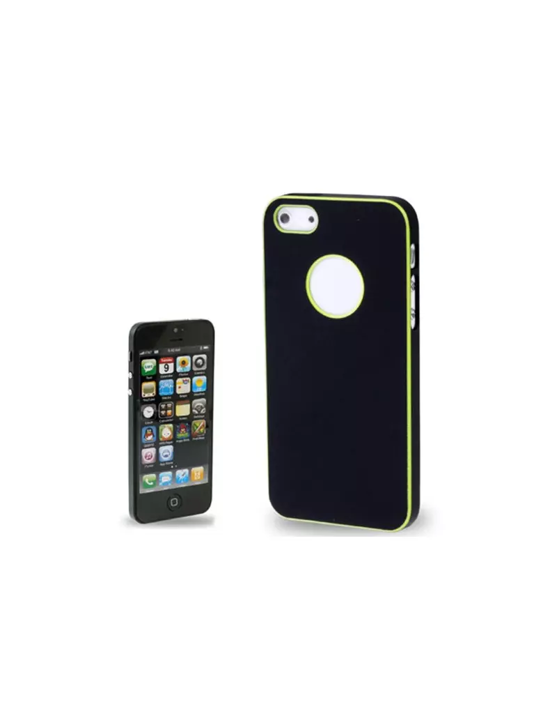 Cover Rigida Slim Fit Super Sottile iPhone 5 5S Nero