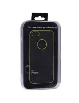 Cover Rigida Slim Fit Super Sottile per Apple iPhone 5 5S (Nero)