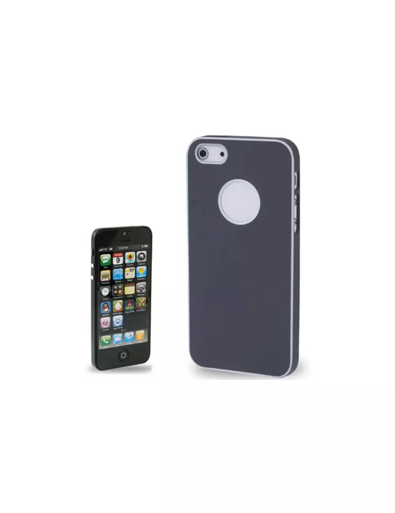 Cover Rigida Slim Fit Super Sottile iPhone 5 5S Grigio