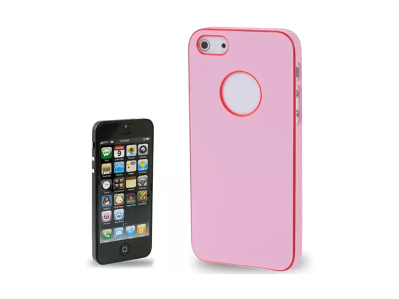 Cover Rigida Slim Fit Super Sottile per Apple iPhone 5 5S (Rosa)