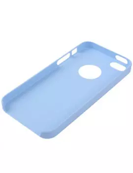 Cover Rigida Slim Fit Super Sottile iPhone 5 5S Azzurro 4712052313811