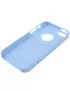 Cover Rigida Slim Fit Super Sottile iPhone 5 5S Azzurro 4712052313811
