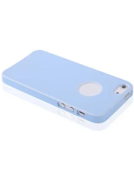 Cover Rigida Slim Fit Super Sottile per Apple iPhone 5 5S (Azzurro)