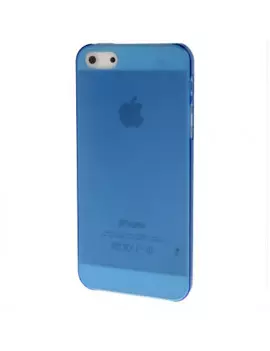 Cover Semi Trasparente Super Sottile per iPhone 5 5S Azzurro 3663824058656