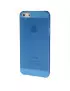 Cover Semi Trasparente Super Sottile per iPhone 5 5S Azzurro 3663824058656