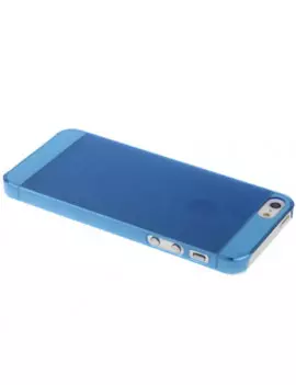 Cover Semi Trasparente Super Sottile per iPhone 5 5S Azzurro 3663824058656