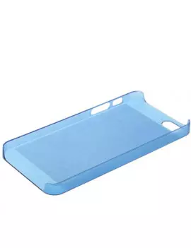 Cover Semi Trasparente Super Sottile per iPhone 5 5S Azzurro 3663824058656