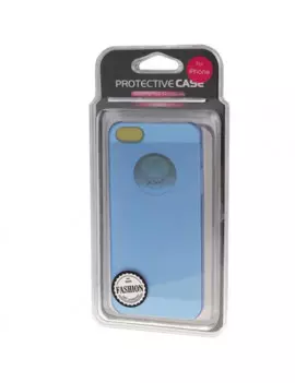 Cover Semi Trasparente Super Sottile per iPhone 5 5S Azzurro 3663824058656