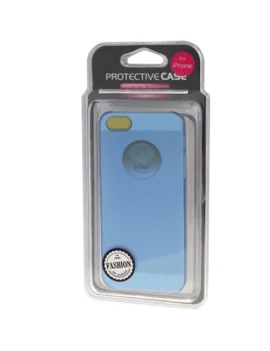 Cover Semi Trasparente Super Sottile per Apple iPhone 5 5S (Azzurro)