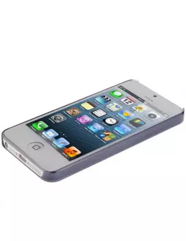 Cover Semi Trasparente Super Sottile per iPhone 5 5S Blu 3663824058236