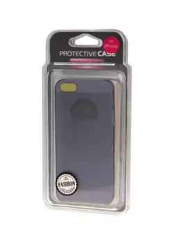 Cover Semi Trasparente Super Sottile per iPhone 5 5S Blu 3663824058236