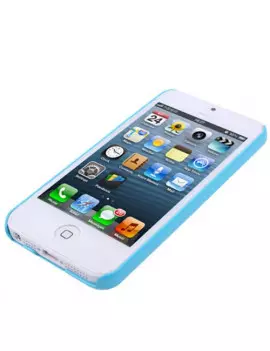 Cover Ultra Slim Super Sottile iPhone 5 5S Azzurro