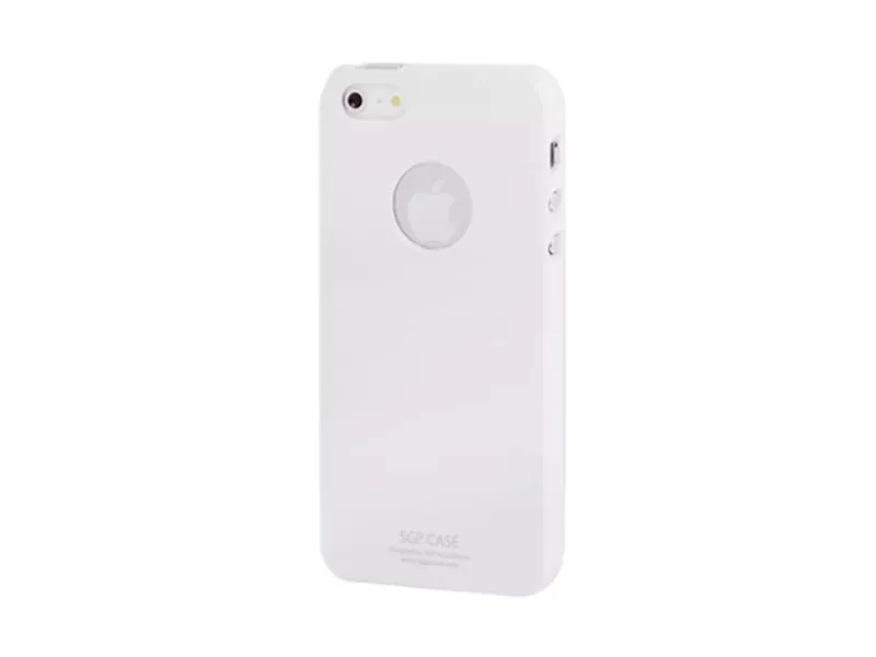 Cover Ultra Slim Super Sottile iPhone 5 5S Bianco
