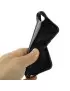 Cover in Silicone Soft per iPhone 5 5S Nero