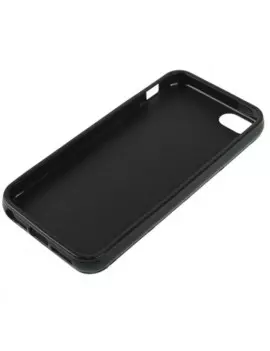 Cover in Silicone Soft per iPhone 5 5S Nero
