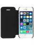 Cover Flip a Portafoglio in Ecopelle per iPhone 5 5S Nero 1