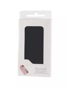 Cover Flip a Portafoglio in Ecopelle per iPhone 5 5S Nero 1