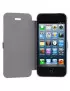 Cover Flip a Portafoglio un Ecopelle per iPhone 5 5S Bianco