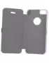 Cover Flip a Portafoglio un Ecopelle per iPhone 5 5S Bianco