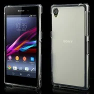 Cover in TPU Silicone Morbida per Sony Xperia Z1 (Trasparente)