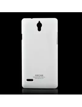 Cover in TPU Semi Rigido per Huawei Ascend G700 Bianco