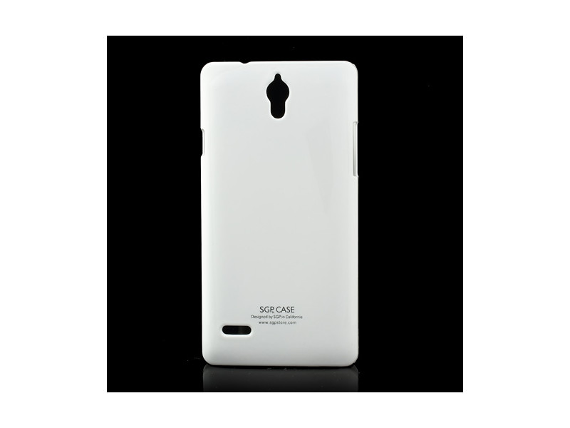 Cover in TPU Semi Rigido per Huawei Ascend G700 Bianco