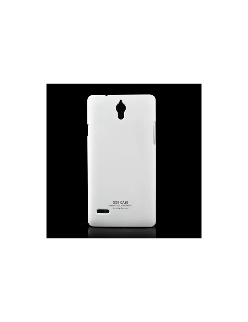 Cover in TPU Semi Rigido per Huawei Ascend G700 Bianco