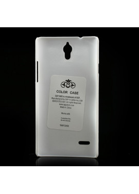 Cover in TPU Semi Rigido per Huawei Ascend G700 Bianco