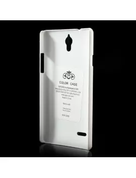 Cover in TPU Semi Rigido per Huawei Ascend G700 Bianco