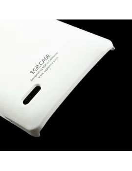Cover in TPU Semirigida per Huawei Ascend G700 (Bianco)