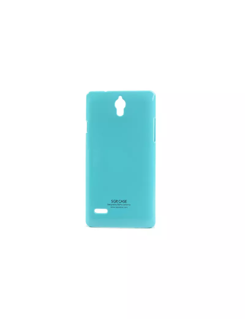Cover in TPU Semirigida per Huawei Ascend G700 Azzurro
