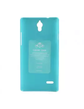 Cover in TPU Semirigida per Huawei Ascend G700 Azzurro