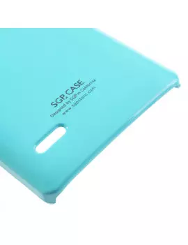 Cover in TPU Semirigida per Huawei Ascend G700 Azzurro
