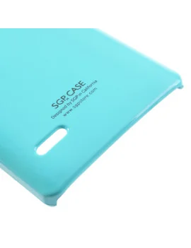 Cover in TPU Semirigida per Huawei Ascend G700 (Azzurro)
