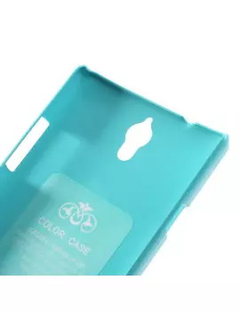 Cover in TPU Semirigida per Huawei Ascend G700 Azzurro