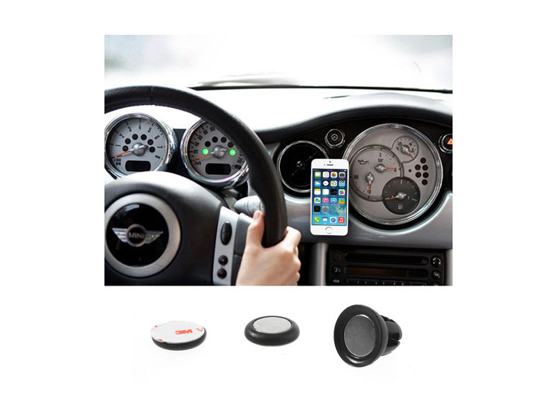 Supporto Auto Magnetico Universale Smartphone Nero 