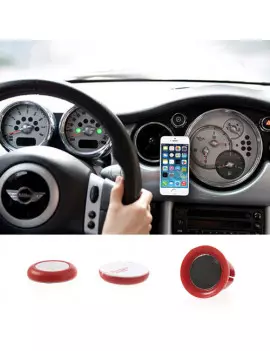 Supporto Auto Magnetico Universale per Smartphone (Rosso)