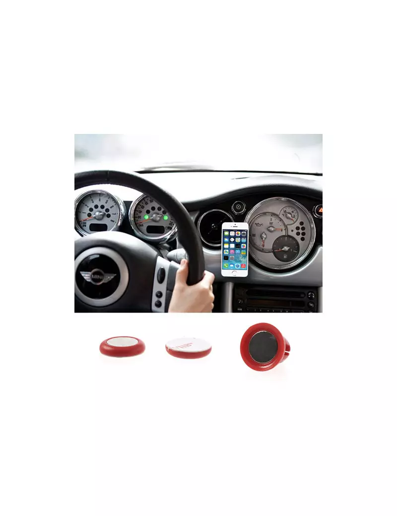 Supporto Auto Magnetico Universale Smartphone Rosso