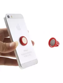 Supporto Auto Magnetico Universale per Smartphone (Rosso)